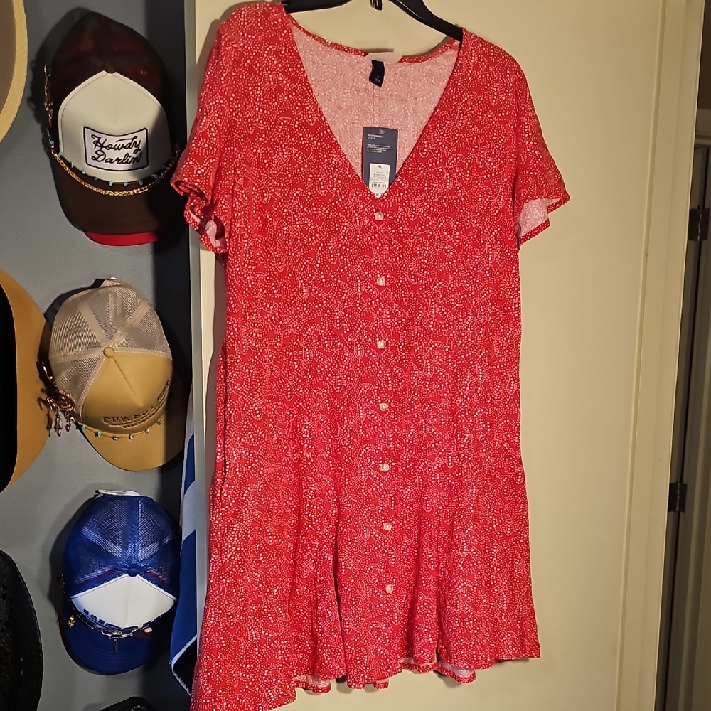 Universal Thread  Red Star Dress